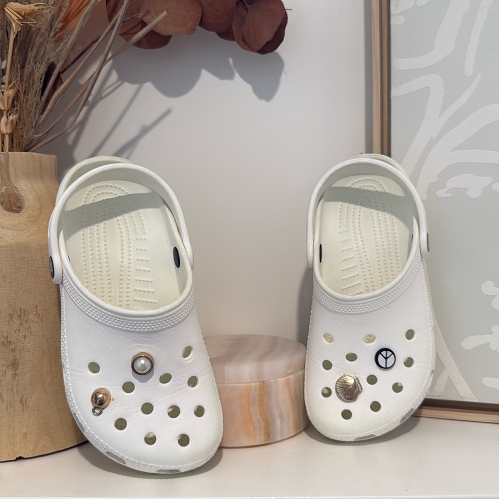 Crocs White Size 3